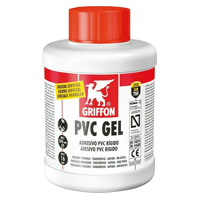 Adhesivo PVC GEL con pincel (1L)