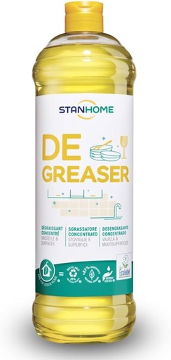 Stanhome Degreaser Amarillo - Desengrasante concentrado para platos y superficies